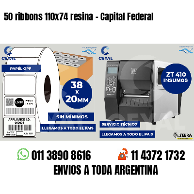 50 ribbons 110x74 resina - Capital Federal