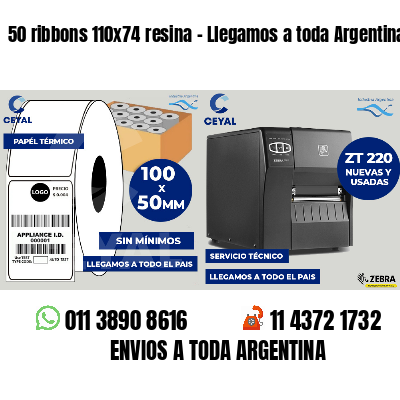 50 ribbons 110x74 resina - Llegamos a toda Argentina
