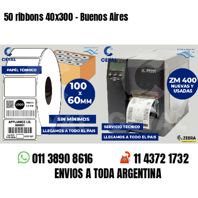 50 ribbons 40x300 - Buenos Aires