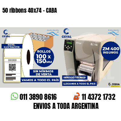 50 ribbons 40x74 - CABA