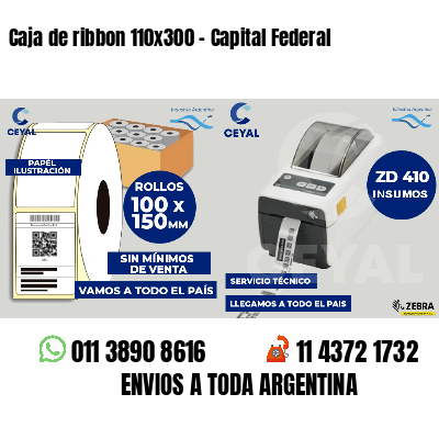 Caja de ribbon 110x300 - Capital Federal