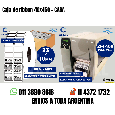Caja de ribbon 40x450 - CABA