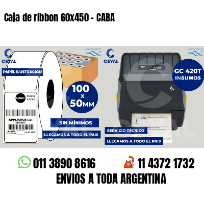Caja de ribbon 60x450 - CABA