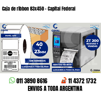 Caja de ribbon 83x450 - Capital Federal