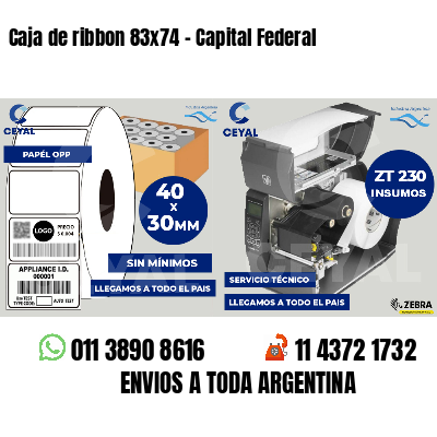 Caja de ribbon 83x74 - Capital Federal