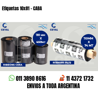 Etiquetas 10x81 - CABA