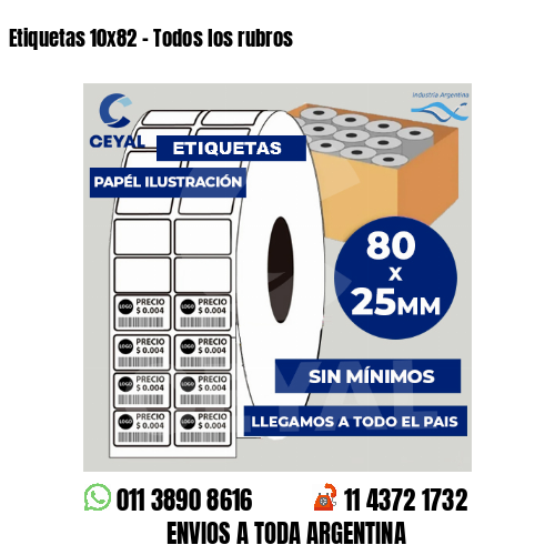 Etiquetas 10×82 – Todos los rubros