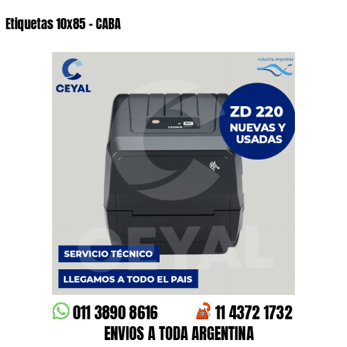Etiquetas 10×85 – CABA