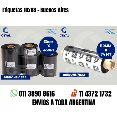 Etiquetas 10x88 - Buenos Aires