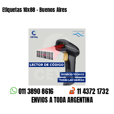 Etiquetas 10x88 - Buenos Aires