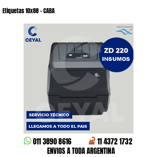 Etiquetas 10×88 – CABA