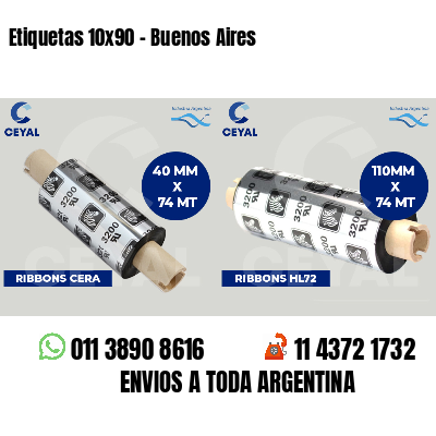 Etiquetas 10x90 - Buenos Aires