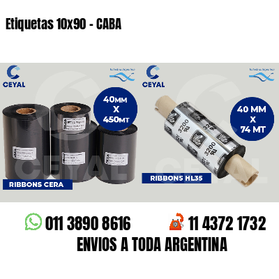 Etiquetas 10x90 - CABA