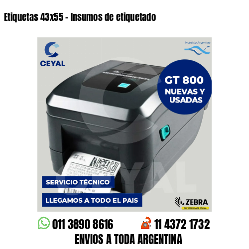 Etiquetas 43×55 – Insumos de etiquetado