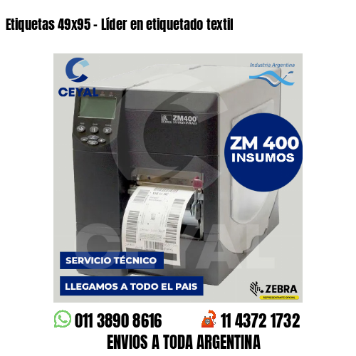 Etiquetas 49×95 – Líder en etiquetado textil