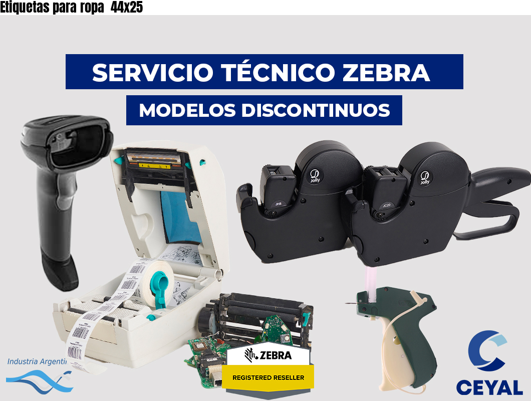 Etiquetas para ropa 44x25