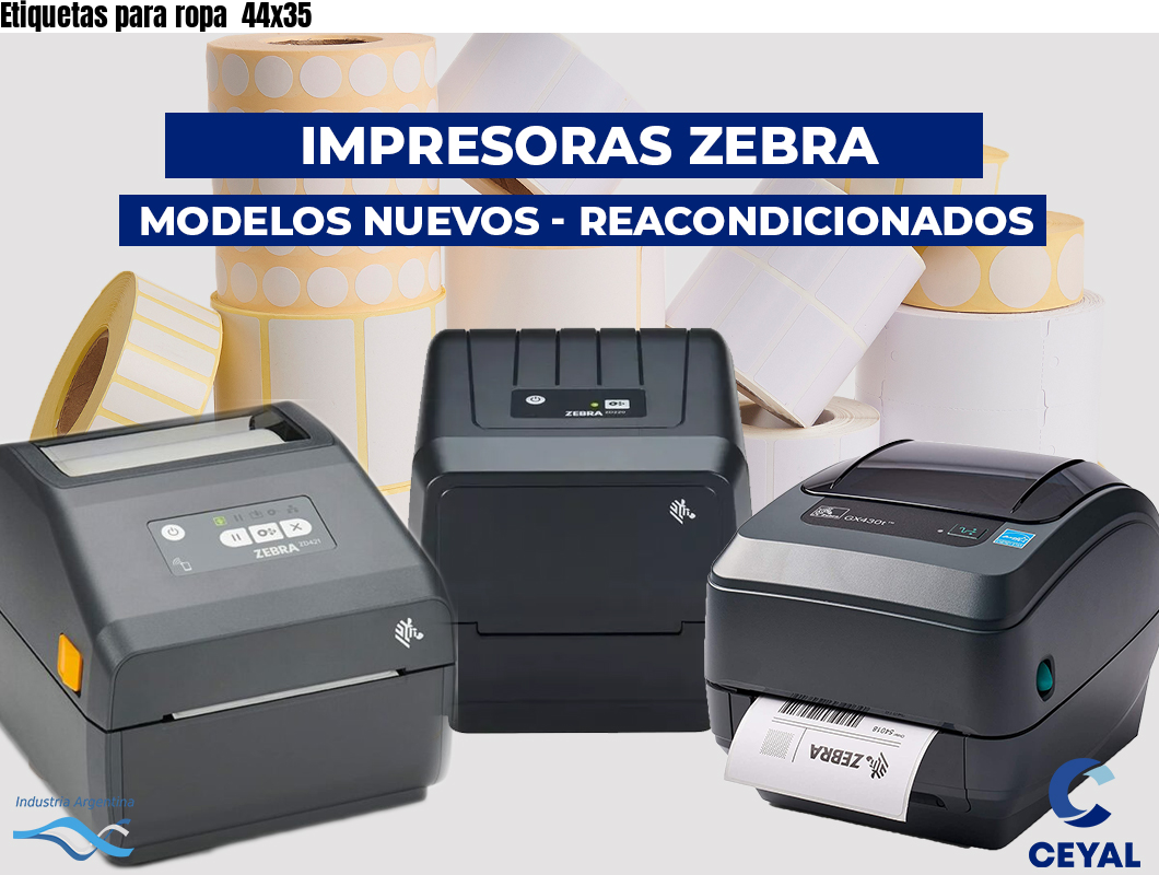 Etiquetas para ropa 44x35
