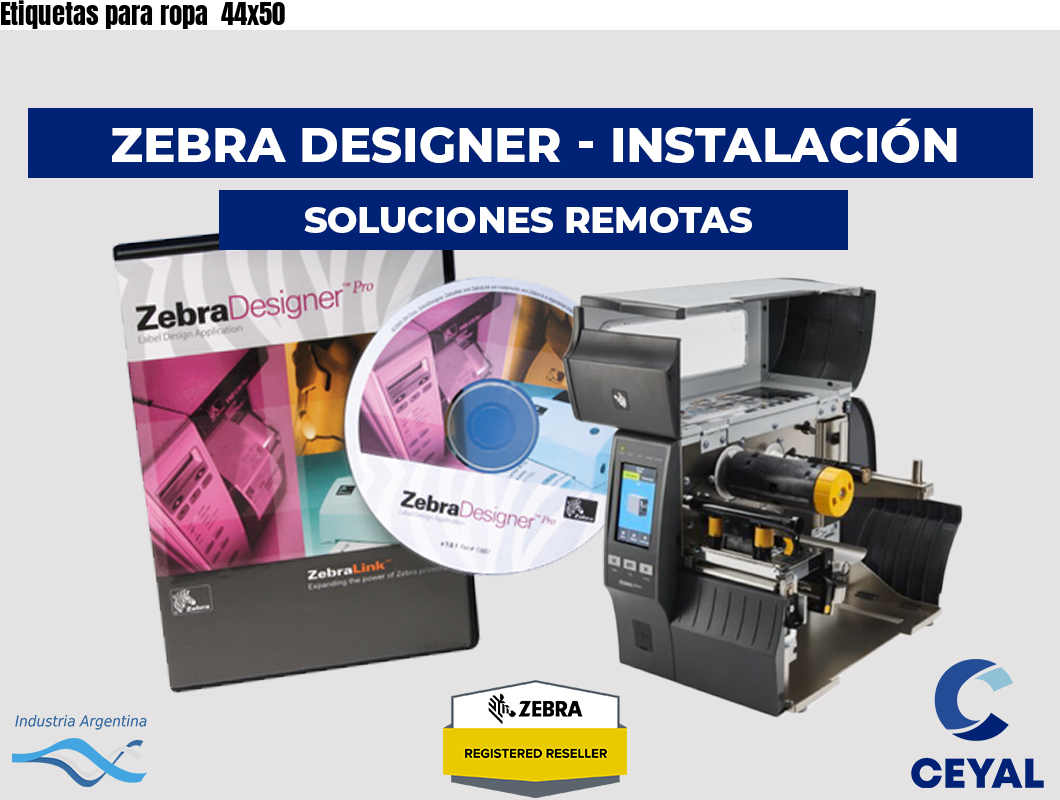 Etiquetas para ropa 44x50