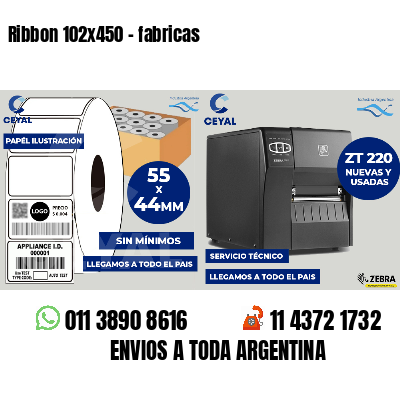 Ribbon 102x450 - fabricas