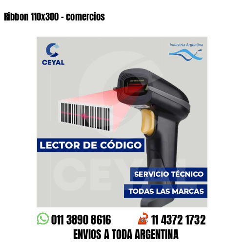 Ribbon 110x300 - comercios