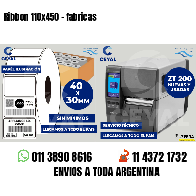 Ribbon 110x450 - fabricas