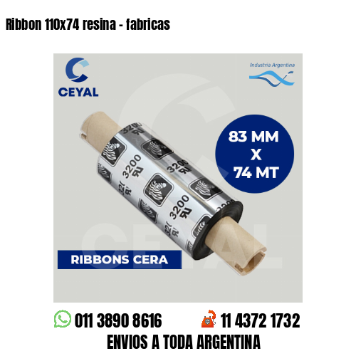 Ribbon 110×74 resina – fabricas