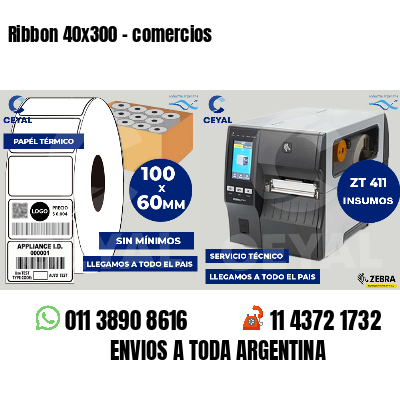 Ribbon 40x300 - comercios