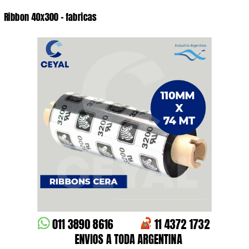 Ribbon 40×300 – fabricas