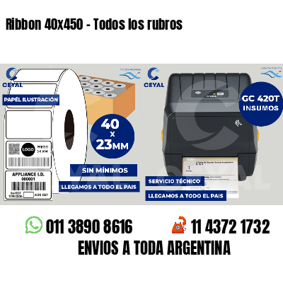 Ribbon 40x450 - Todos los rubros