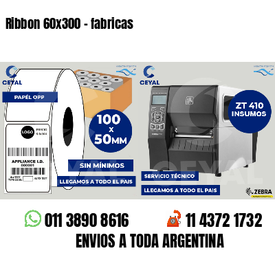 Ribbon 60x300 - fabricas