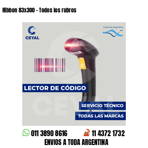 Ribbon 83x300 - Todos los rubros