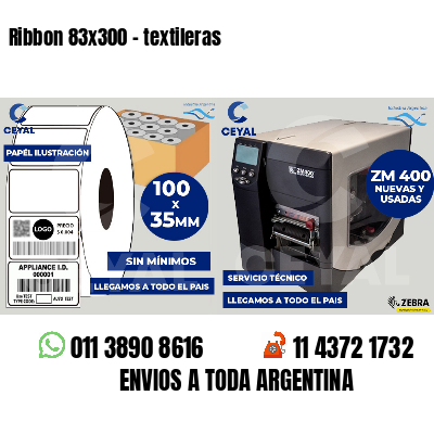 Ribbon 83x300 - textileras