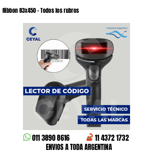 Ribbon 83x450 - Todos los rubros