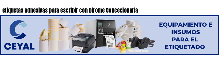 etiquetas adhesivas para escribir con birome Concecionaria