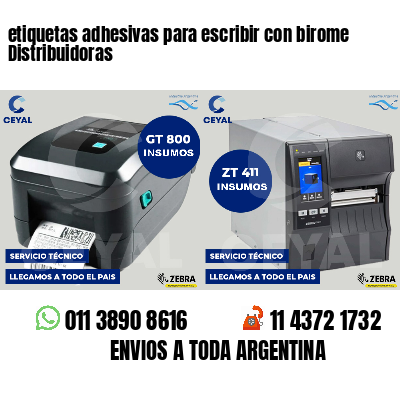 etiquetas adhesivas para escribir con birome Distribuidoras