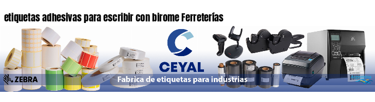 etiquetas adhesivas para escribir con birome Ferreterías