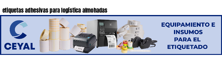 etiquetas adhesivas para logística almohadas