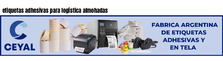 etiquetas adhesivas para logística almohadas