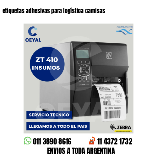 etiquetas adhesivas para logística camisas