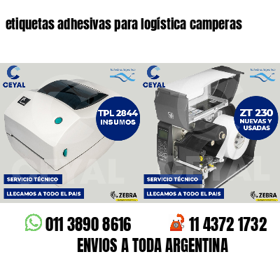 etiquetas adhesivas para logística camperas