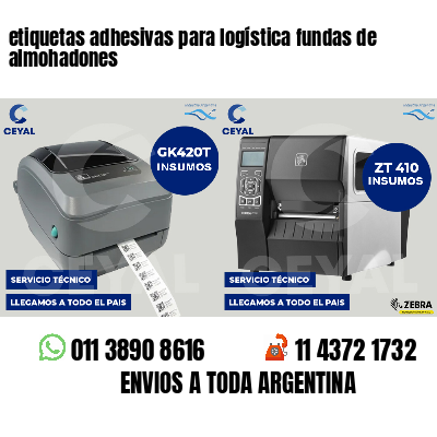 etiquetas adhesivas para logística fundas de almohadones