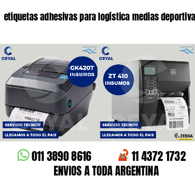 etiquetas adhesivas para logística medias deportivas