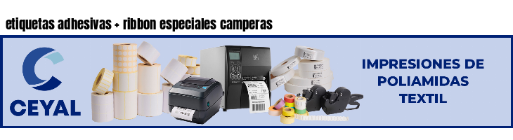 etiquetas adhesivas   ribbon especiales camperas