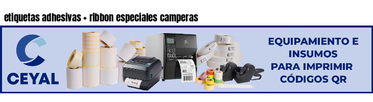 etiquetas adhesivas   ribbon especiales camperas
