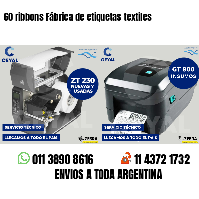 60 ribbons Fábrica de etiquetas textiles