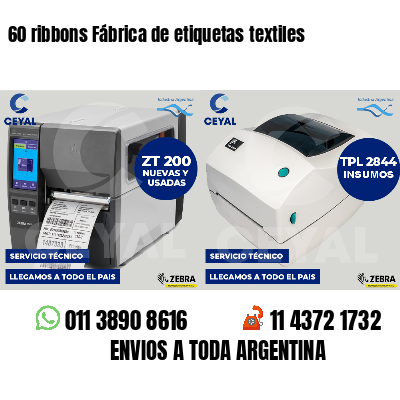 60 ribbons Fábrica de etiquetas textiles
