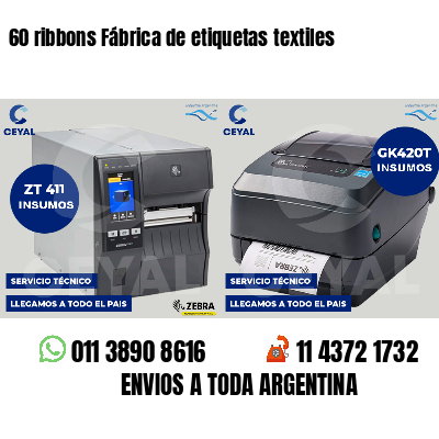 60 ribbons Fábrica de etiquetas textiles