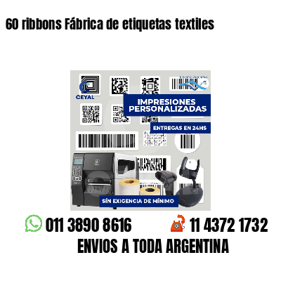 60 ribbons Fábrica de etiquetas textiles