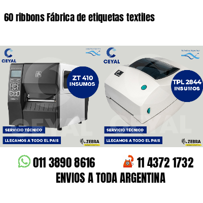 60 ribbons Fábrica de etiquetas textiles