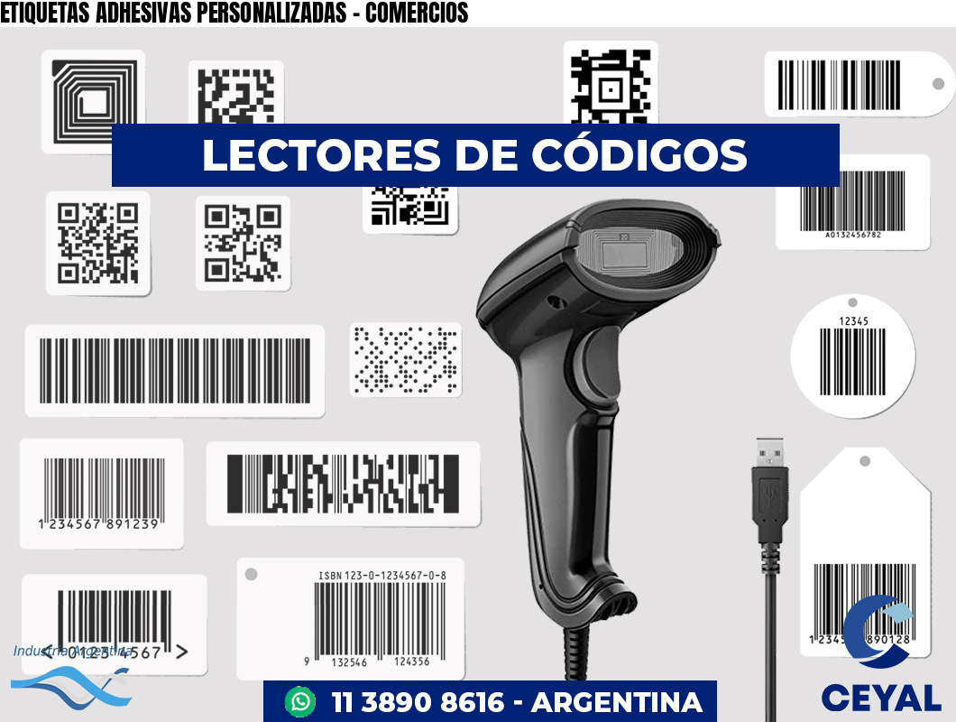 ETIQUETAS ADHESIVAS PERSONALIZADAS - COMERCIOS